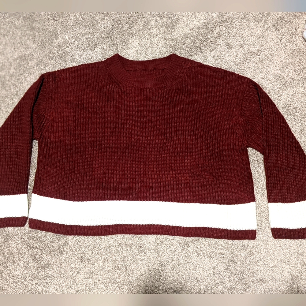 SHEIN Oversized Women's Cropped Sweater